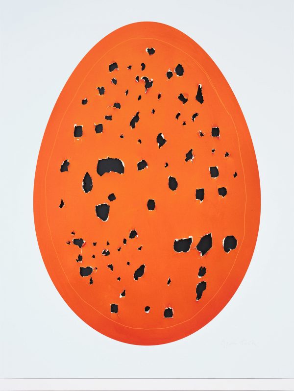 'Holy Eggs (Orange)' by Gavin Turk