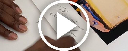 View a short video of Bradley Theodore signing the print, 'The Last Supper'