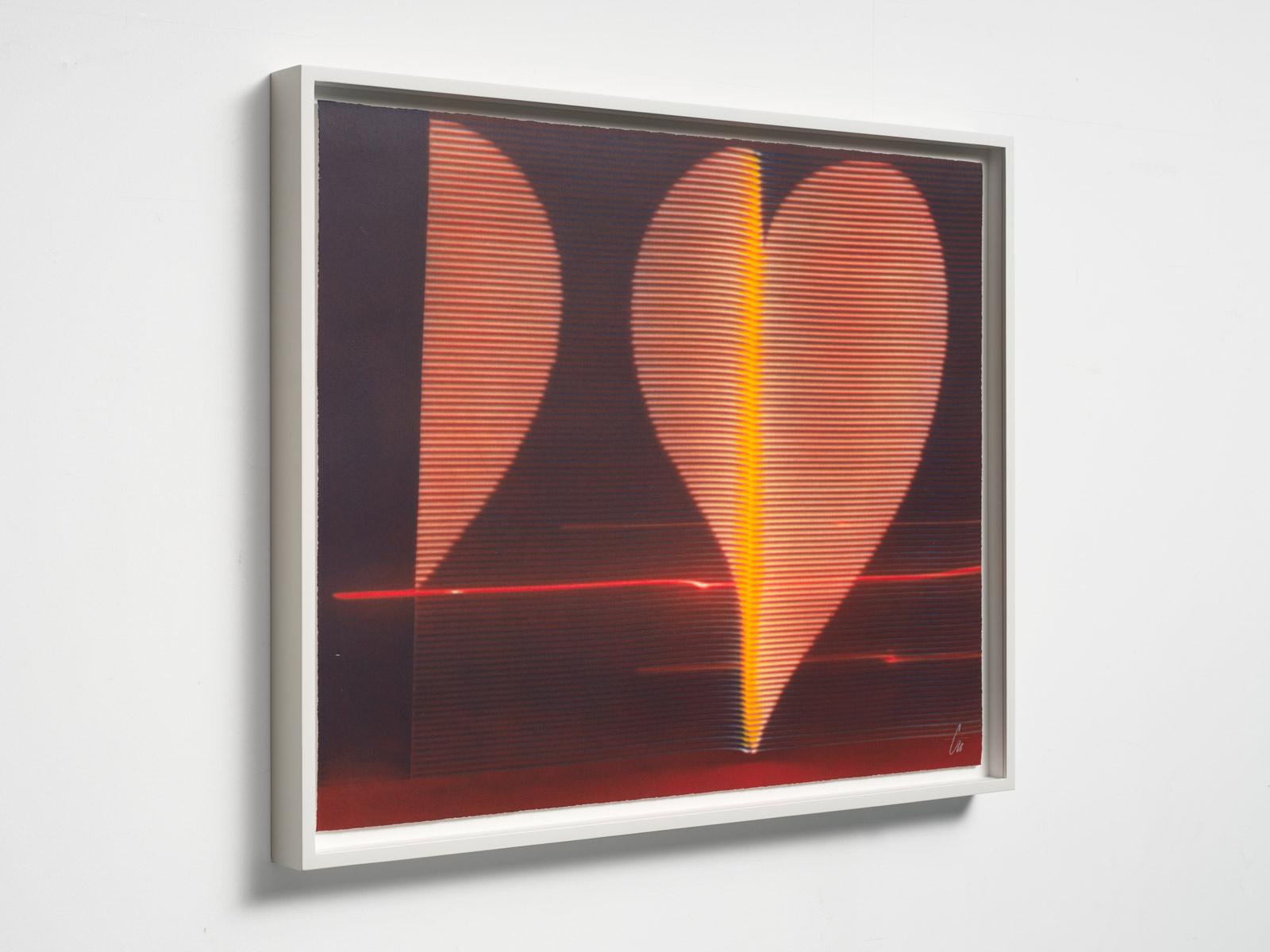 Unique Light is Love (Umber) by Chris Levine - Oblique